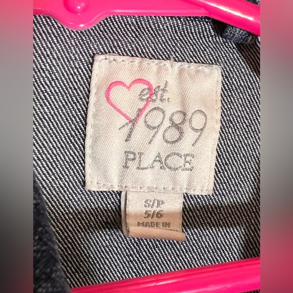 The Children’s Place Denim Jacket – Girls Size 5/6 - Picture 4 of 5